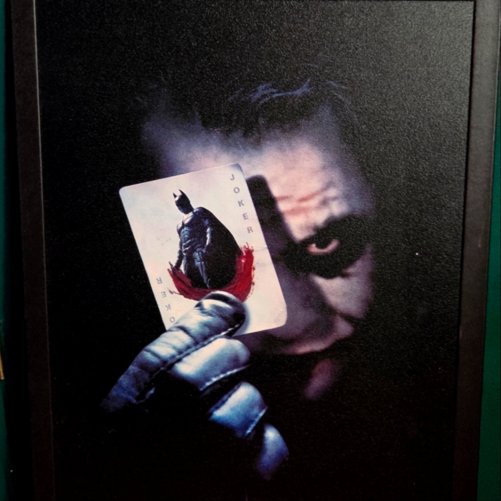 Framed Dark Knight Joker Poster 22.375"x34 (Excellent Condition)